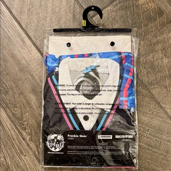 Spirit Halloween Kids Monster High Frankie Stein Costume Child Medium 8-10 - Picture 10 of 14